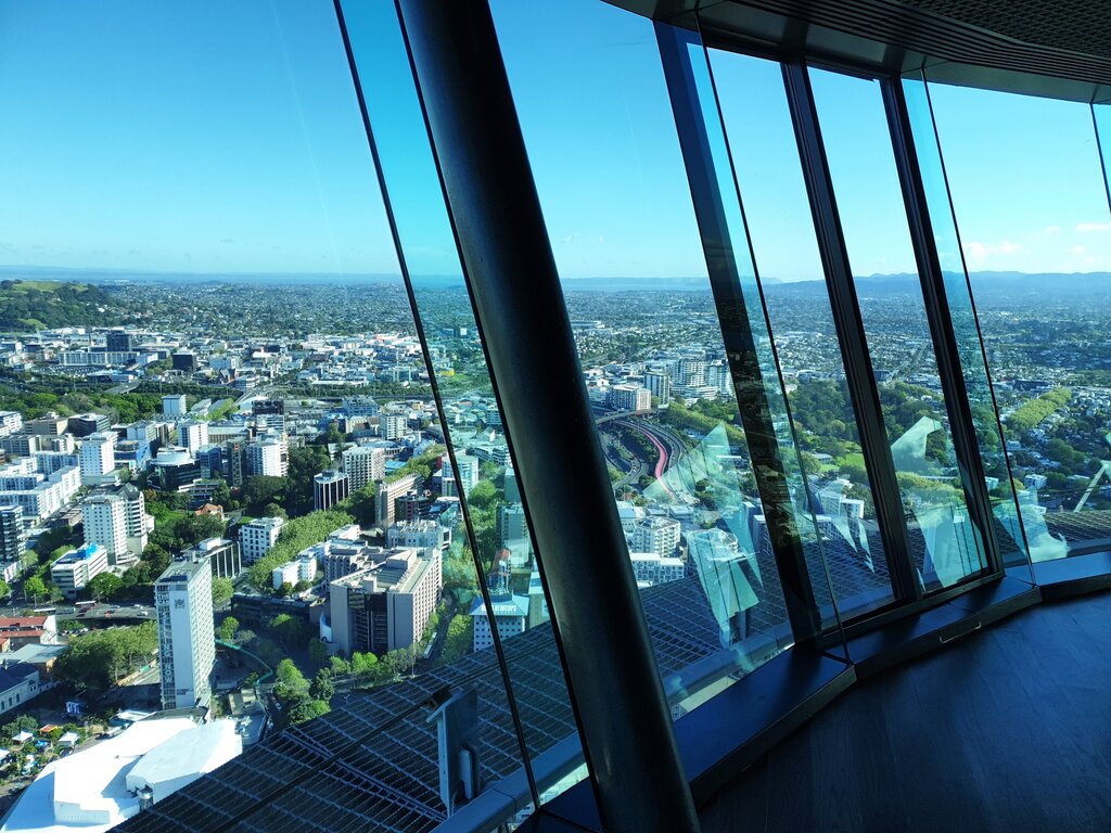 Blick aus dem Sky Tower bei Tag…