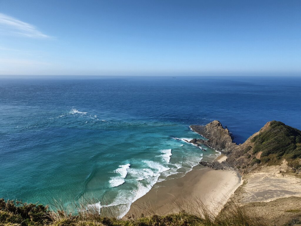 Zwei Ozeane “vermischen” sich an Cape Reinga