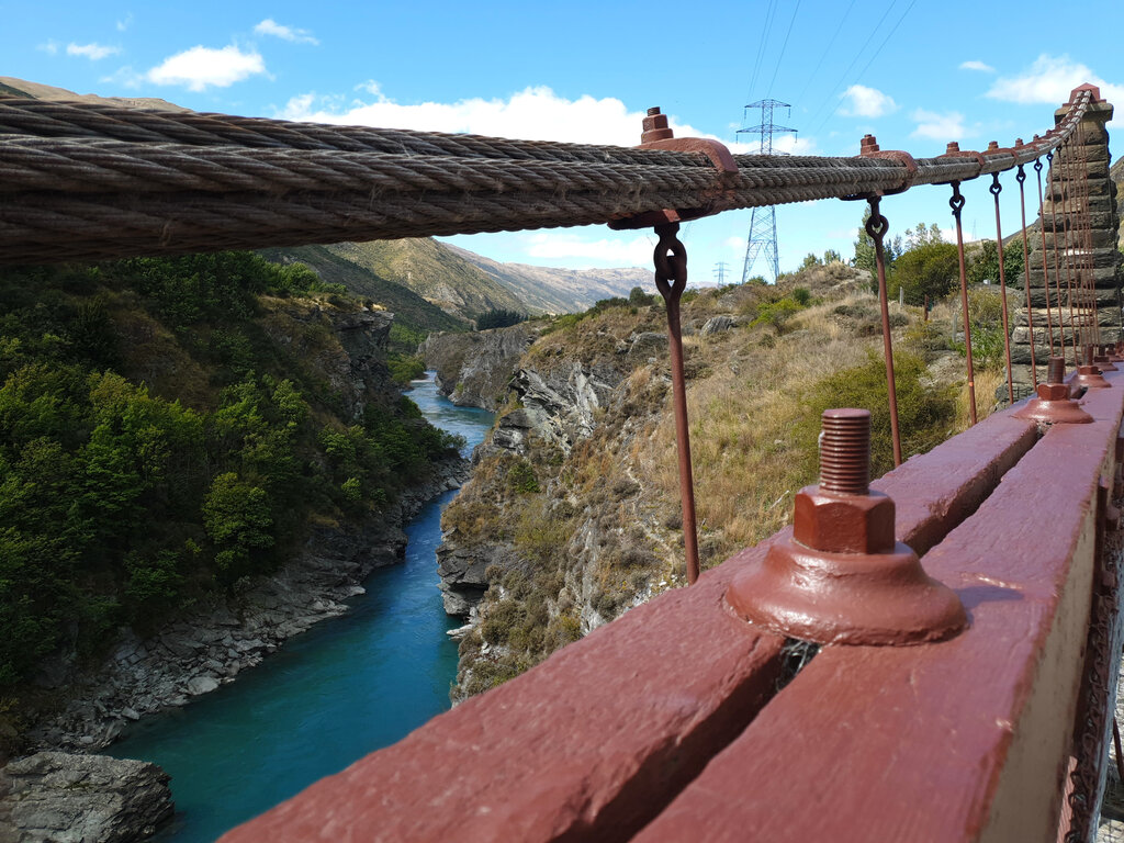 Die Kawarau Gorge Suspension Bridge gilt als ein Meisterwerk des Brückenbaus.