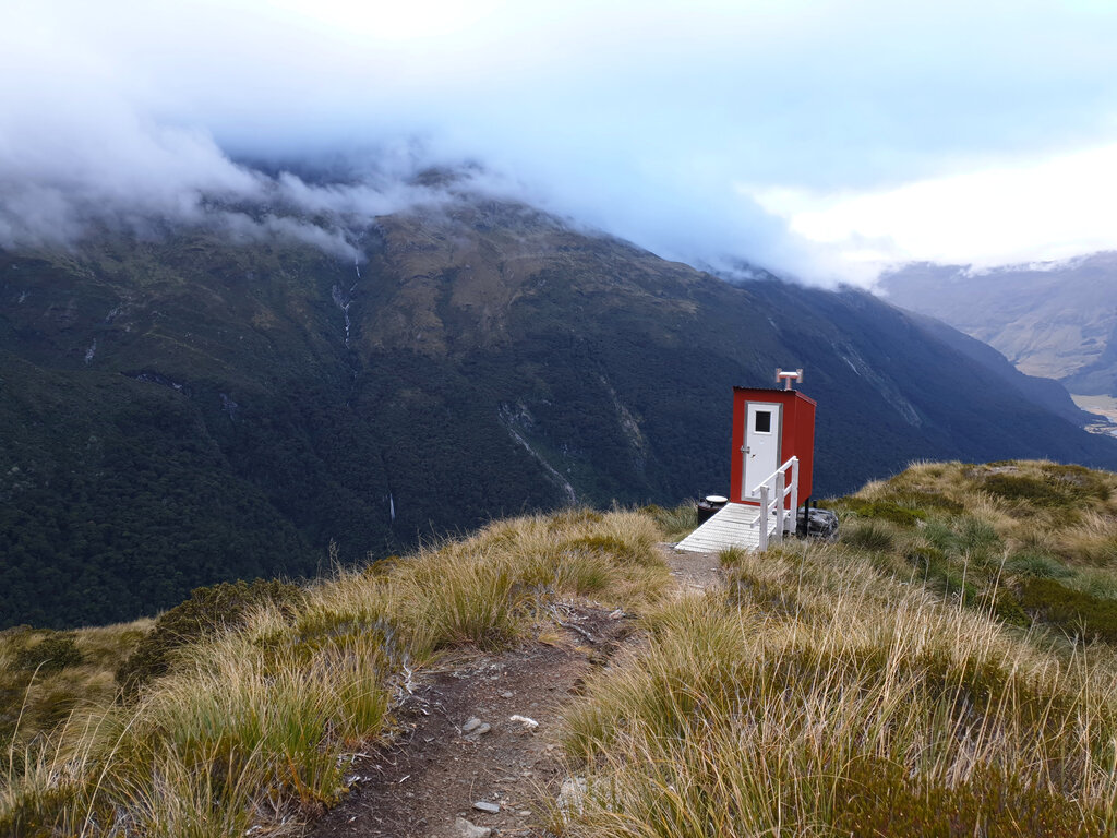 Eine Toilette mit Aussicht