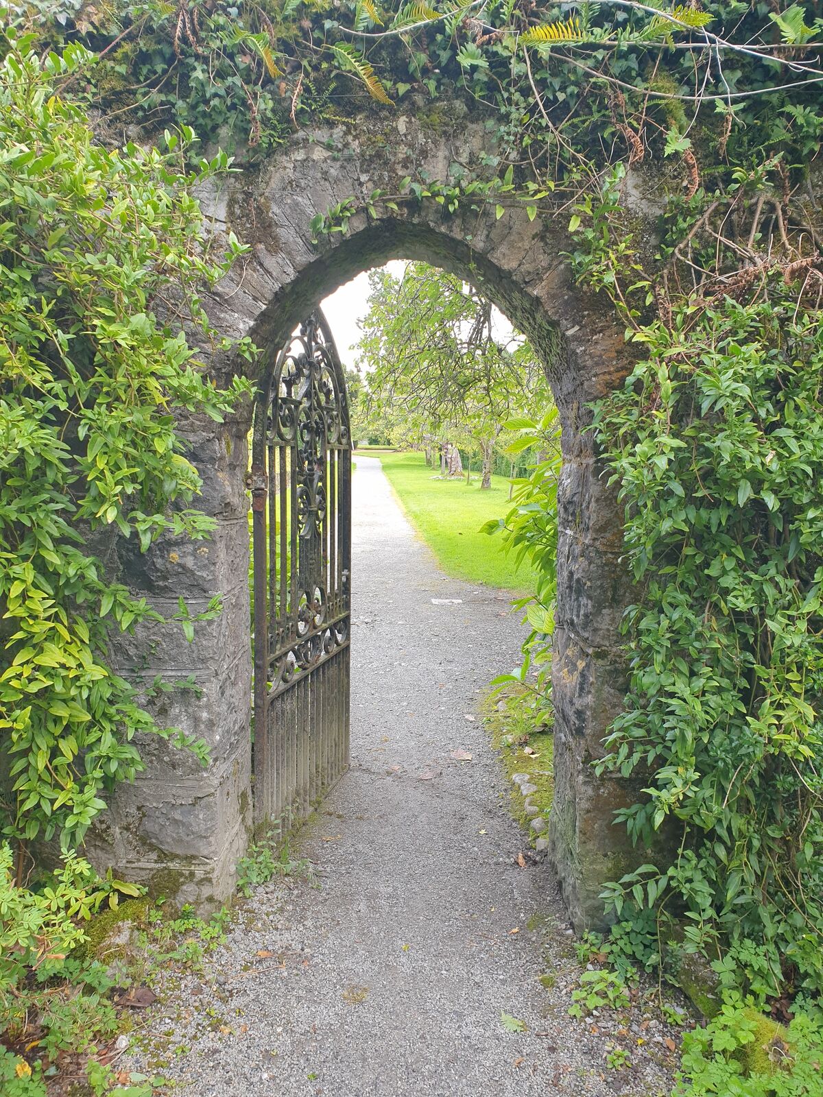 A gate in Birr Gardens