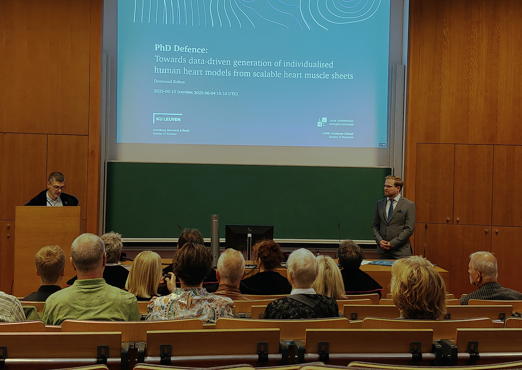 Schließlich übergab er mir das Wort.