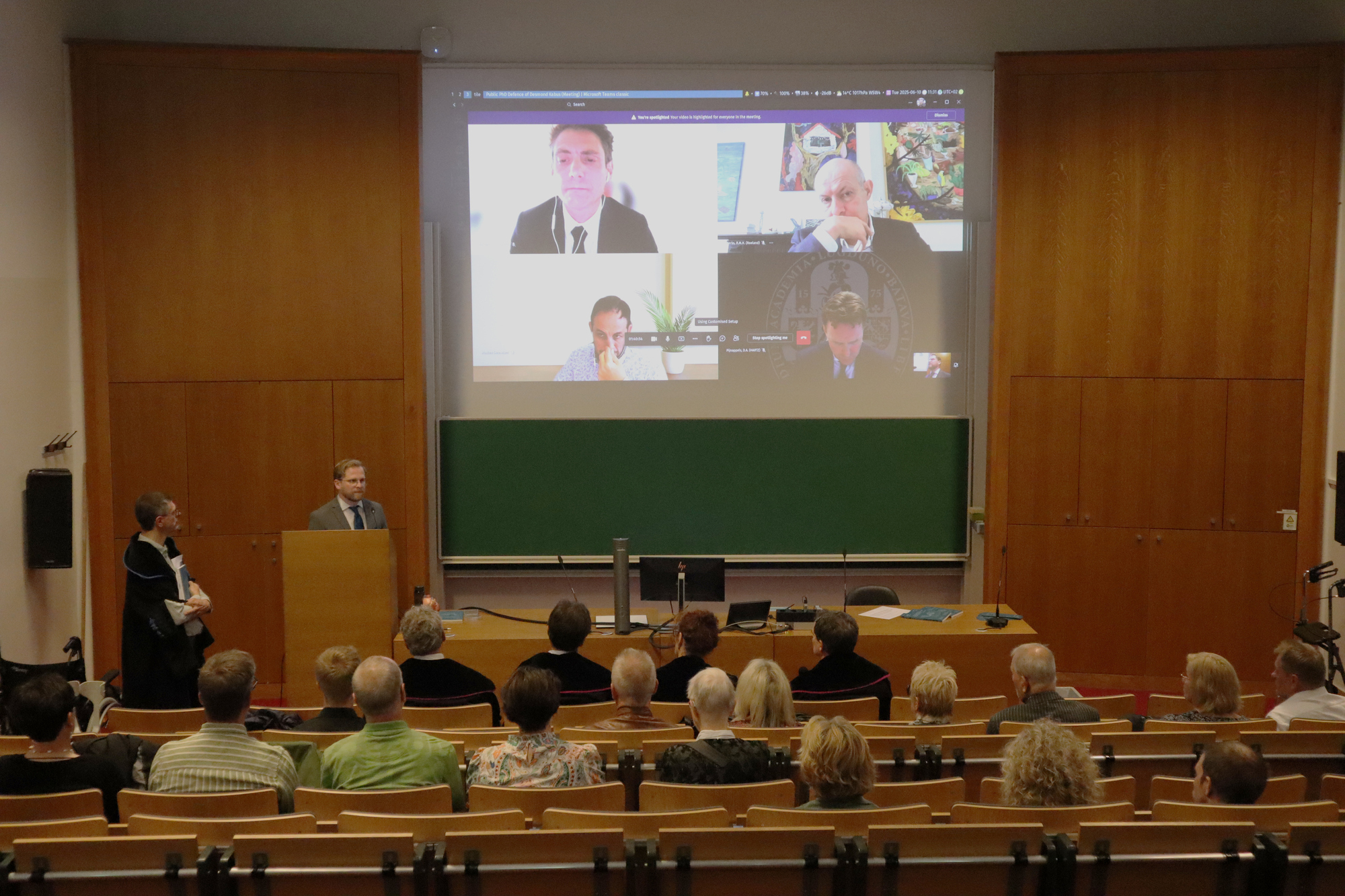 Viele von ihnen waren jedoch auch persönlich anwesend.