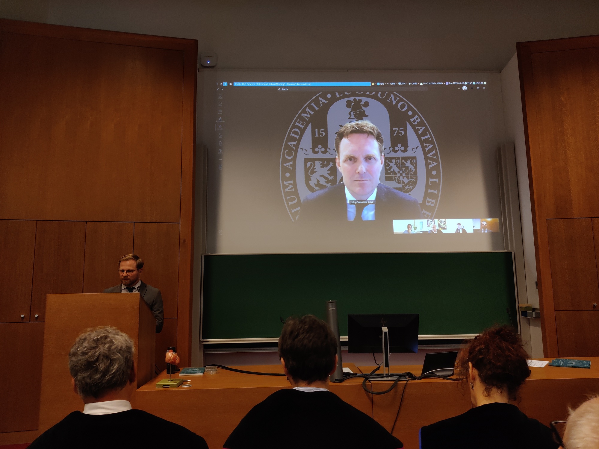 Leider sogar mein Betreuer am LUMC.