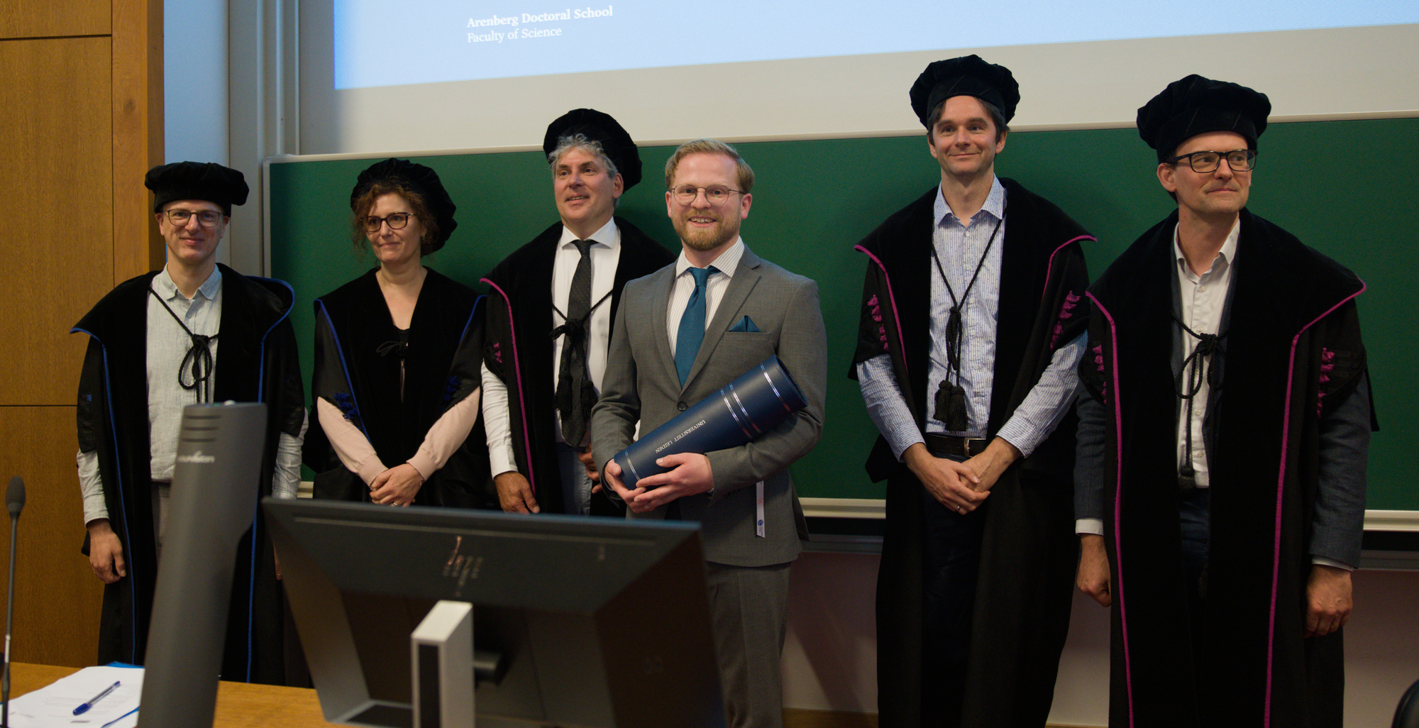 Ich war froh, dass sie bereit waren, ein Foto im Hörsaal zu machen.