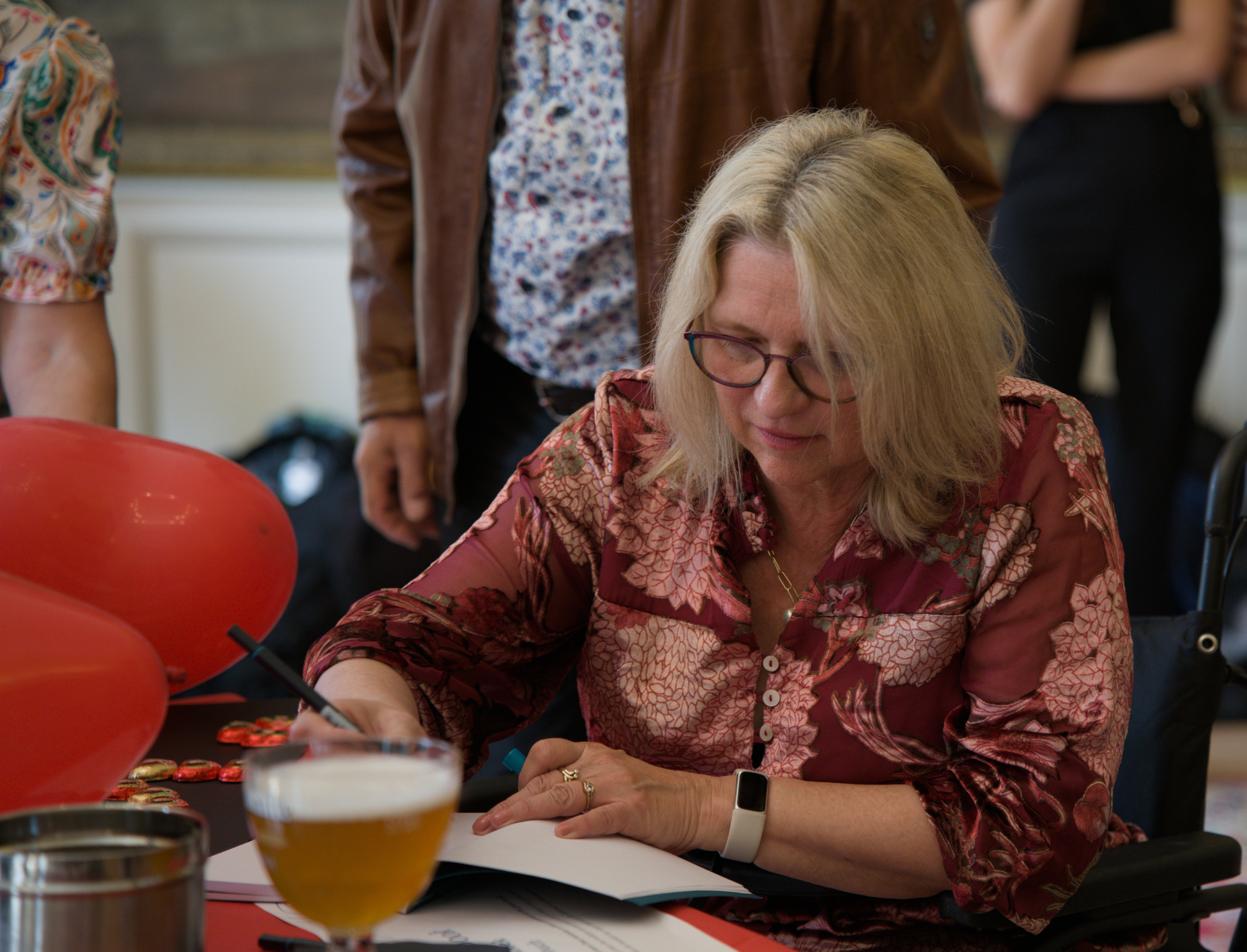 Viele Gäste schrieben sich in das Gästebuch ein, weitere Erinnerungen, die für immer bewahrt werden.