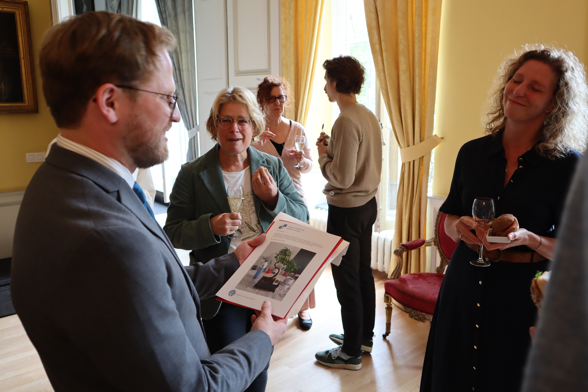Ein Bonsai von Cindy & Twan erwartete mich im LUMC.