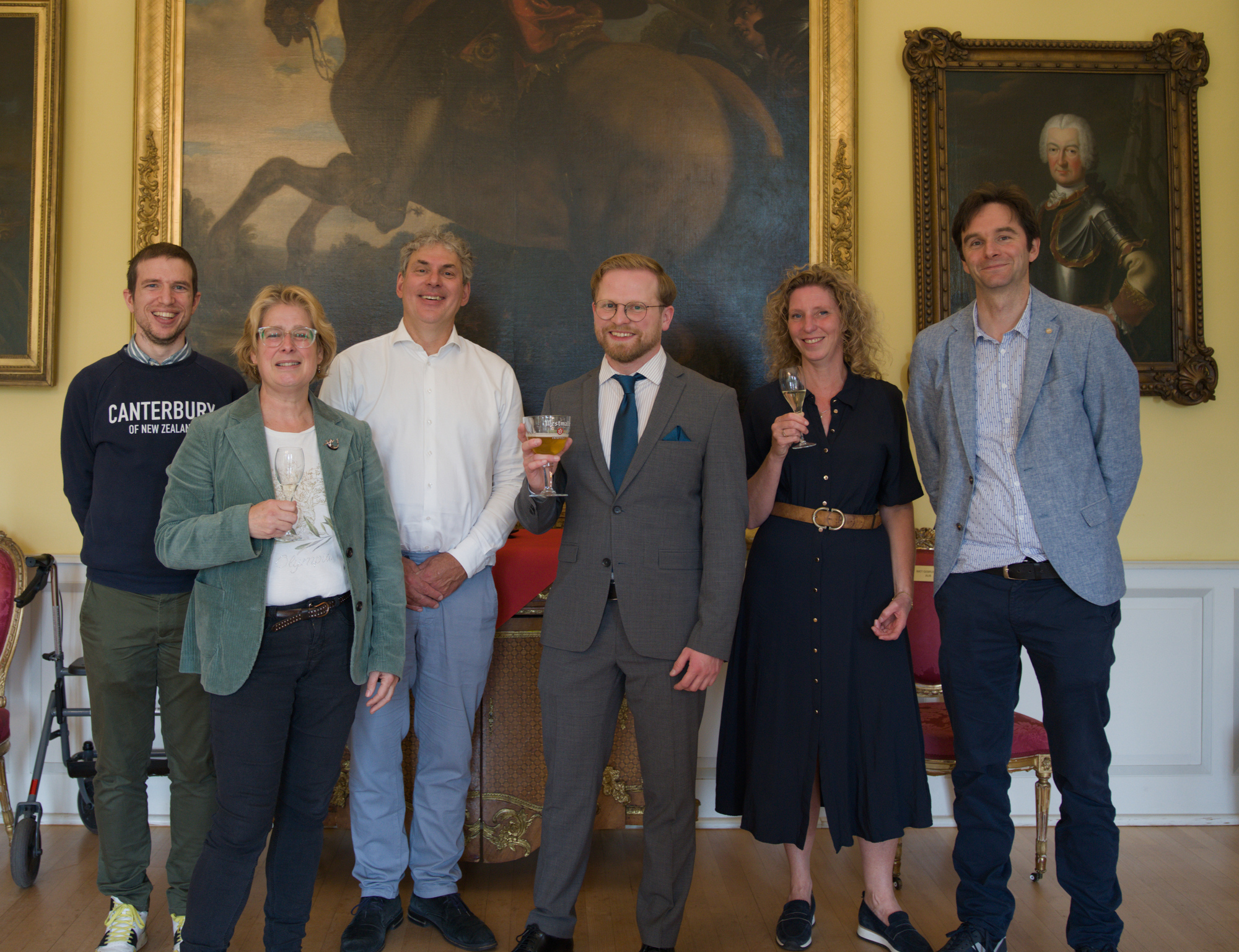 Mitglieder des Labors für experimentelle Kardiologie am LUMC.