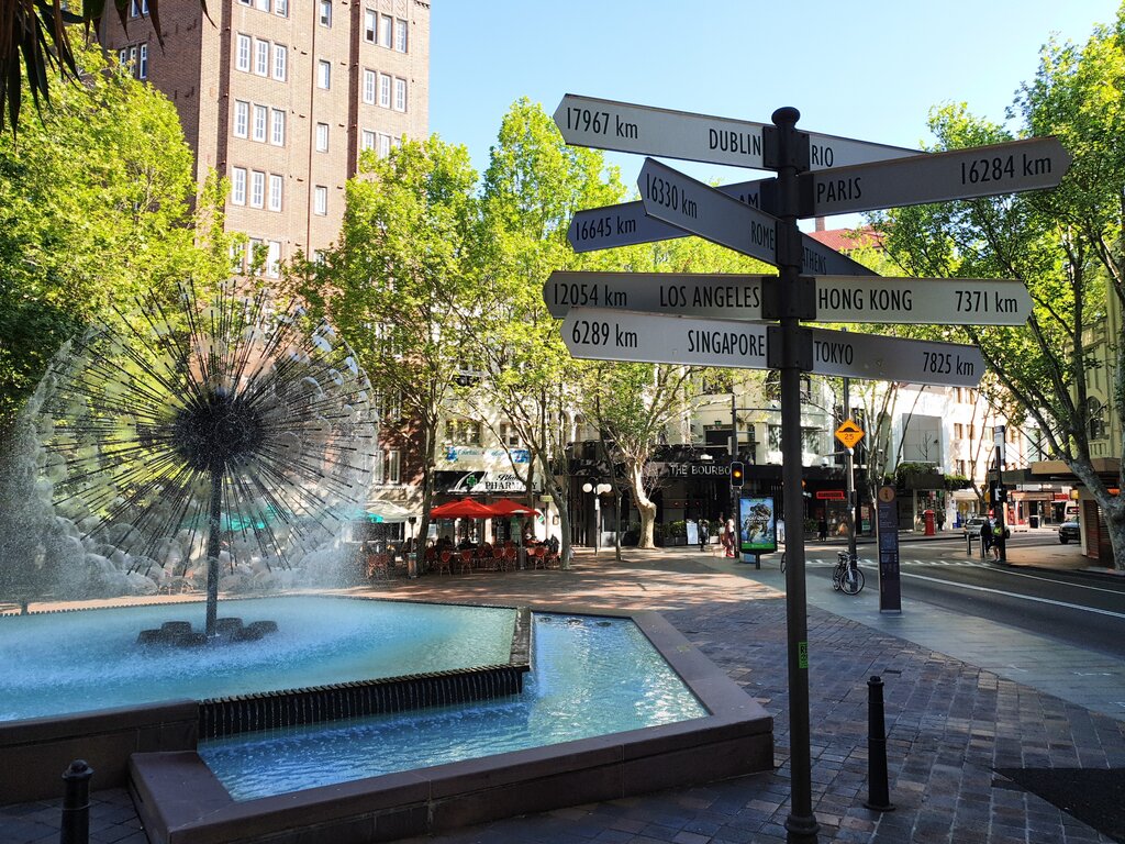 Der Platz um die King’s Cross Fountain war einer meiner Lieblingsplätze in Sydney.