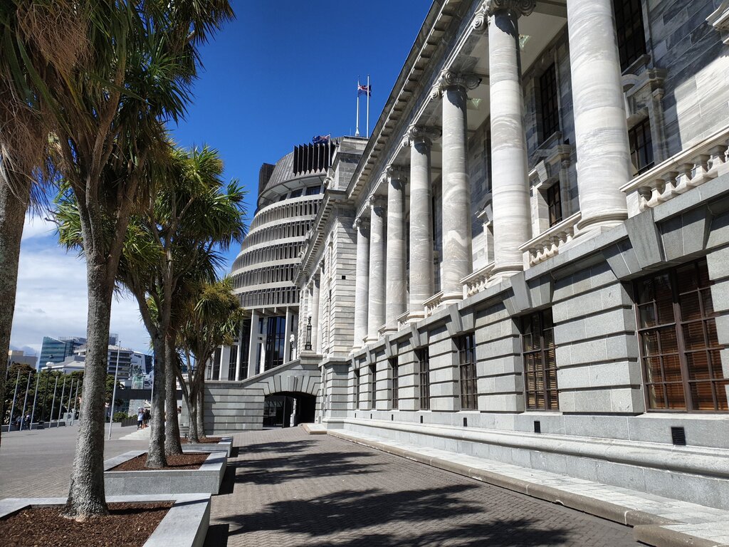 Das neuseeländische Parlament tagt in verschiedensten Gebäuden.