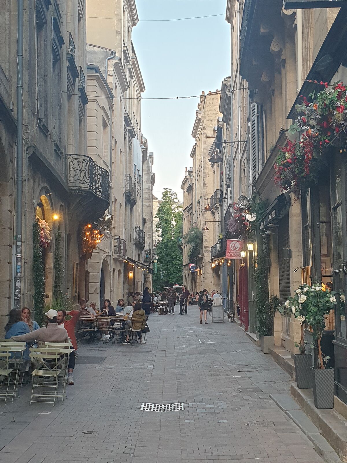 Charmante Straßen in Bordeaux